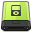 Green iPod Icon 32x32 png